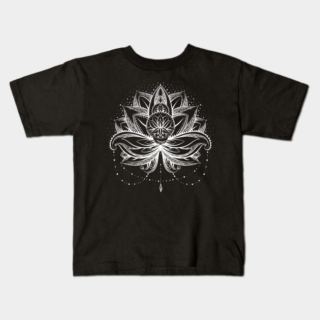 Lotus #03 Kids T-Shirt by Olga Berlet